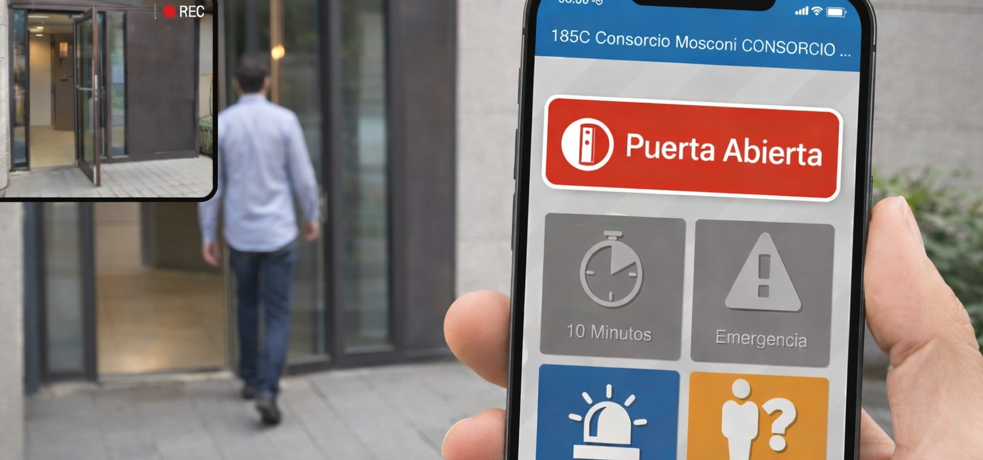 Acceso de edificio — Sistema Puerta Abierta